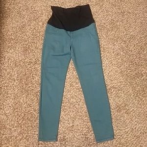 Teal Maternity Pants